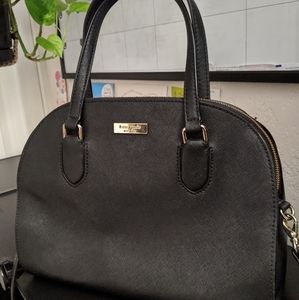 Black Kate Spade Purse with strap
